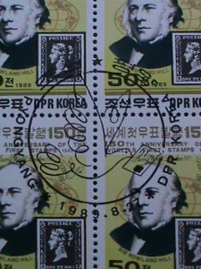 KOREA- 19989 SC# 2855-60 150TH ANNIVERSARY- STAMP SHOW- LONDON CTO- BLOCKS