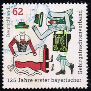 Germany, Sc.#2851 used 125th Anniv. of the 1st Bavarian Mountain Costumes