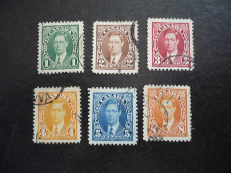 Stamps - Canada - Scott# 231-236 - Used Set of 6 Stamps