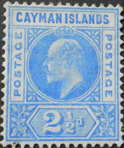 Cayman Islands 1905 KEVII 2½d SG 10 mint