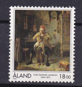 Finland-Aland Isls. 129 MNH 1996 Haircut, Painting