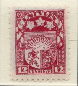 Latvia 1923-25 Early Issue Fine Mint Hinged 12s. NW-91902