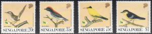 Singapore 605-08 - Mint-NH - Birds (1991) (cv $11.40)