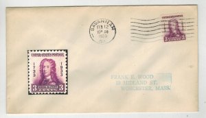 1933 FIRST DAY COVER 726 BENERAL OGLETHORPE SAVANNAH GEORGIA APPLIQUE CACHET