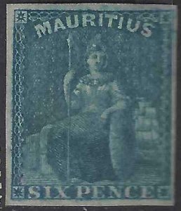 Mauritius 1859 SC 18 MLH 