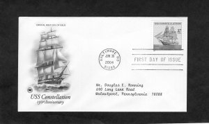 3869 USS Constellation, FDC PCS addressed