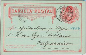 64812 - CHILE - POSTAL HISTORY: POSTAL STATIONERY CARD 2 Cent COLUMBUS 1893