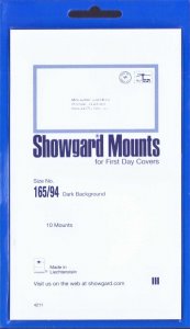 New SHOWGARD 165/94 PACK 10 - FIRST DAY COVERS / Postal History Covers / Black