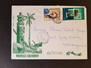 1978 New Caledonia to Zelinkagasse Austria Illustrated Air Mail Cover