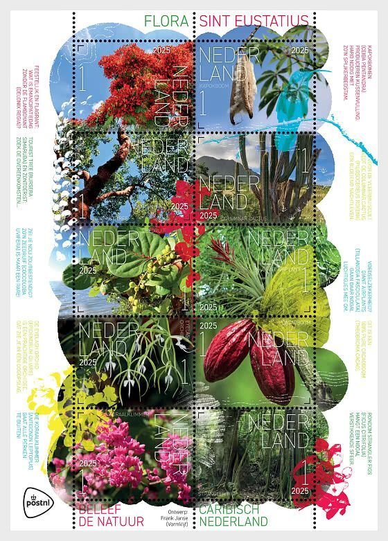 The Netherlands / Nederland - Postfris/MNH - Sheet Flora 2025