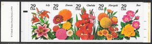 US BK215 MNH - Garden Flowers - Plate 2