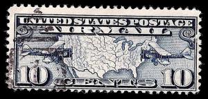 # C7 USED MAP AND TWO MAIL PLANES