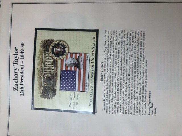 Scott’s Minuteman Album For U.S. Stamps & Some  President Stamps