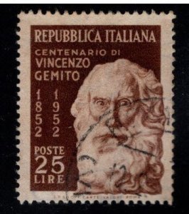 Italy Scott 617 Vincenzo Gemito Sculpture Used  stamp