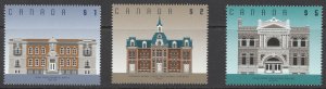 Canada Sc# 1375-1378 MNH set/3 1994 $1-$5 Architecture Definitives