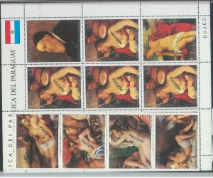 78579 - PARAGUAY - STAMPS:  art  TIZIANO 1985   MNH - SPECIMEN