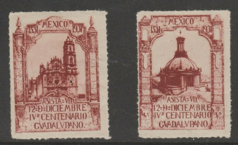 Mexico Cinderella Revenue Fiscal stamp 2-22  