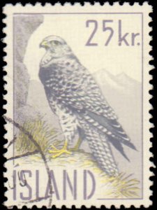 Iceland #323, Incomplete Set, High Value, 1959-1960, Birds, Used