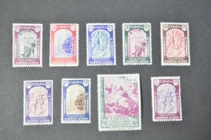 Spain sc# CB8-CB16 MNH OG airmail stamps 1940 cb8-16 mint never hinged