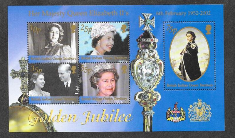 British Indian Ocean Territory 243 Mint NH Souvenir Sheet!