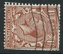 GB George V  SG 420b  Used wmk sideways spot on reverse