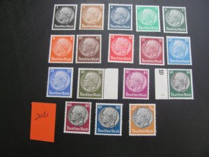 Germany 1933 MNH SC 415-431 SET XF 80 EUROS (206) NEW COLLECTION