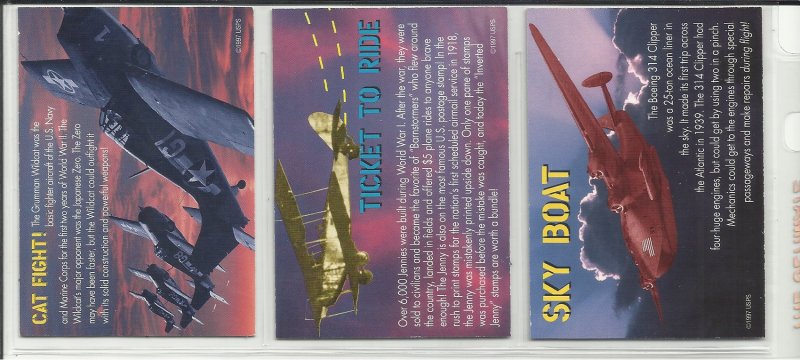 3142a-3142t  Twenty 32c Classic American Aircraft Stampers Cards MNH