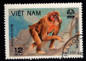 Unified Viet Nam Scott 1117 Used stamp from National Park Animals set