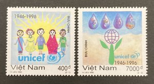 Vietnam 1996 #2700-1, UNICEF, MNH.