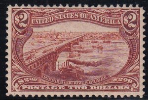 US 293 Early Commemoratives Mint LH F-VF+ Nicely Centered For This!