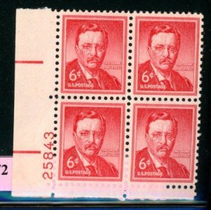 PKStamps - USA - 1039 - MNH - Plate Block - #33-372