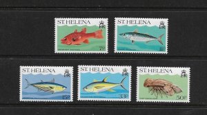 FISH - ST HELENA #433-7 MNH