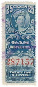 (I.B) Canada Revenue : Gas Inspection 25c