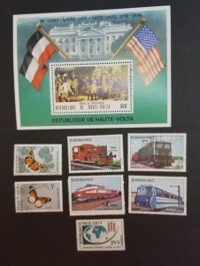 BURKINA FASO Mint Stamp Lot MNH OG Unused T3712