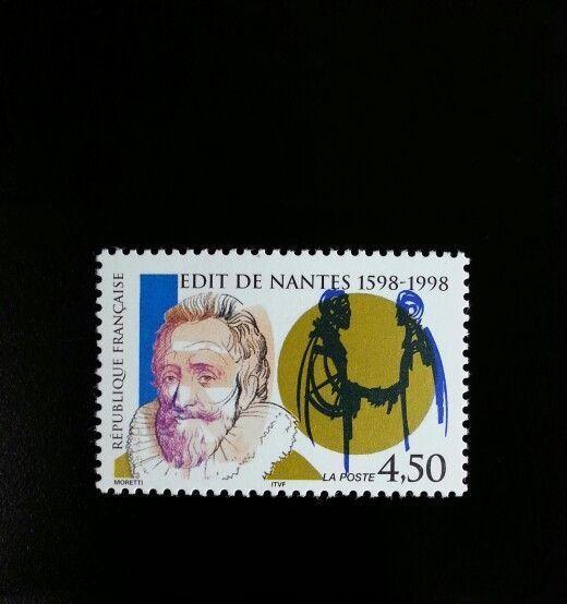 1998 France Edict of Nantes, 400th Anniversary Scott 2638 Mint F/VF NH