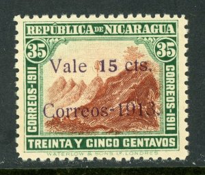 Nicaragua 1913 Gold Liberty 15¢/35¢   Sc 310 Mint W770