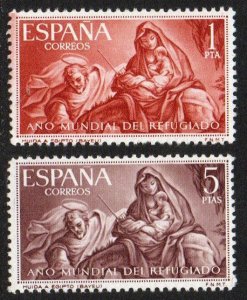 Spain Sc #969-970 MNH