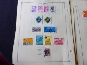 Philippines 1960-1973 Stamp Collection on Scott International Album Pages