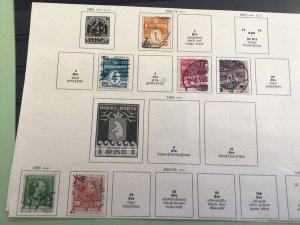 Denmark early used postage Stamps Ref 64873