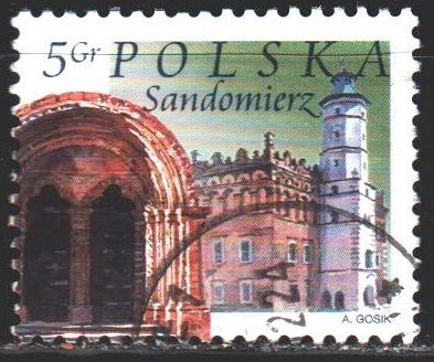 Poland. 2004. 4091. Sandomierz, town hall. USED.