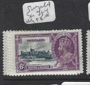 SWAZILAND   (PP2903B)     KGV SILVER JUBILEE  SG  21-4     MOG