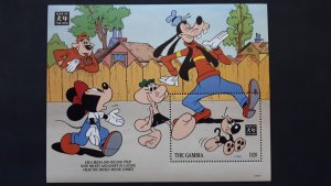 Disney - Gambia 1994. - Year of the Dog ** MNH Block/1