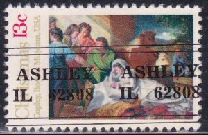 Precancel - Ashley, IL PSS L-1 TS - Town and Type Issue