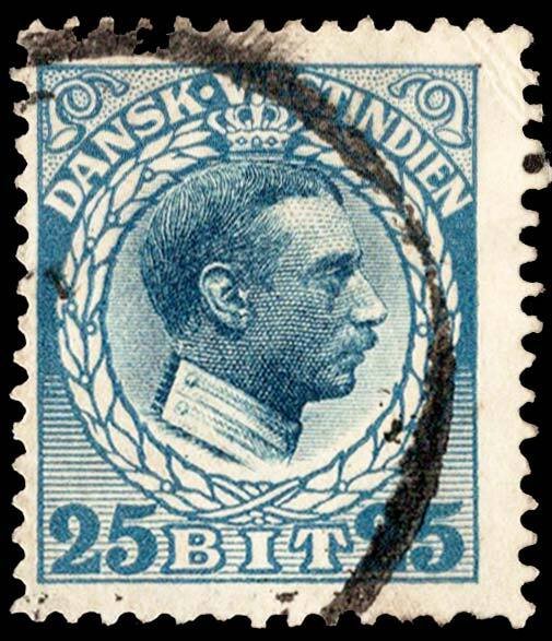 Danish West Indies Scott 55 Used.