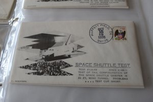 3 MUSCATEERS SPACE COVER - SHUTTLE TEST TAIL CONFIGURATION OCT 15 1976 MOFFETT