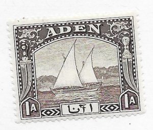 Aden #3 MH - Stamp CAT VALUE $4.50