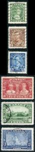 Canada SG335/40 1935 KGV Silver Jubilee Set VFU