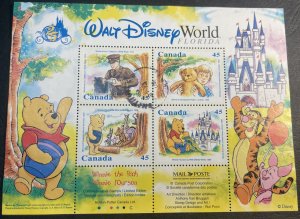 CANADA # 1621b--USED--DISNEY--SOUVENIR SHEET--1996(LOTC)