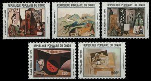 1981 Congo Brazzaville 827-831 100 years to the artist Pablo Picasso 16,00 €