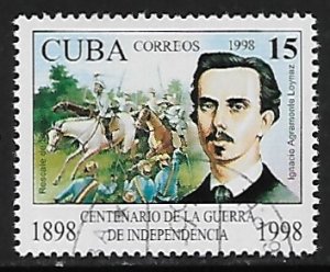 Cuba # 3973 - Ignacio Agramonte - unused CTO.....{Z28}